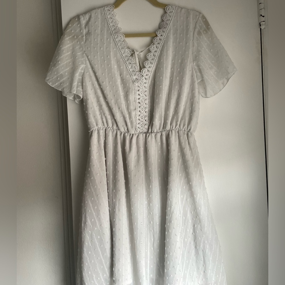 Delicate white dress